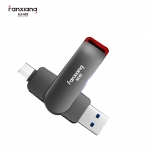 梵想  FF520-256G高速手机电脑两用固态U盘USB3.2/Type-c双接口读速560MB/s 适用华为/苹果15