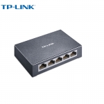 普联（TP-LINK） TL-SF1005D 5口百兆交换机 4口监控网络网线分线器 分流器 金属机身