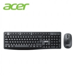 宏碁（acer） KM41-2K 时尚商务无线办公键鼠套装 防泼溅 全面兼容 黑色