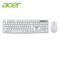 宏碁（acer） KM41-2K 时尚商务办公无线键鼠套装 防泼溅 全面兼容 白色