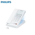 飞利浦（PHILIPS） CORD2602 酒店宾馆固定电话机座机客房内部分机 纯白