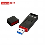 联想（Lenovo） FU200/128G USB3.2指纹加密U盘 防泄密商务学习办公优盘