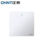 正泰（CHNT）开关插座墙壁面板二三插座电源86型窄边框大面板 NEW6M白色 一开双控