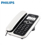 飞利浦（PHILIPS） CORD020 电话机座机 固定电话 办公家用 免电池 插线即用白色