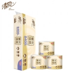 清风  原木纯品有芯卷纸3层10卷家用卫生纸