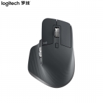 罗技（Logitech） MX Master 3S大师系列无线蓝牙鼠标 人体工学 办公 静音鼠标 高端 石墨黑 带无线接收器