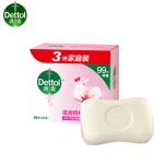 滴露（Dettol） 健康香皂 抑菌99% 洗脸洗手洗澡沐浴皂肥皂 男士女士儿童通用进口 滋润倍护115g*3