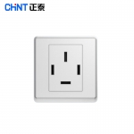 正泰（CHNT）开关插座墙壁面板二三插座电源86型窄边框大面板 NEW6-M14918太空银 三相四线四孔25A