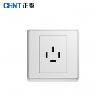 正泰（CHNT）开关插座墙壁面板二三插座电源86型窄边框大面板 NEW6-M14908太空银 三相四线四孔16A