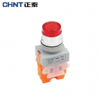 正泰（CHNT）按钮开关LED自复式带灯高钮复位点动按钮NP4-11DN 红 24V LED