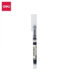 得力(deli) 144支/箱 S856直液笔速干笔签字笔0.5mm全针管中性笔商务办公学生水笔走珠笔黑色