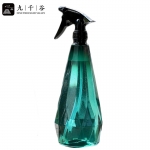 九千谷  1350 喷壶浇花祖母绿1L 钻石纹园艺喷壶浇花家用高压喷水壶 手持式压力洒水壶
