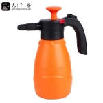 九千谷 喷雾器消毒浇花洗车园艺高压气压式喷水壶 橙色1.5L加厚6089