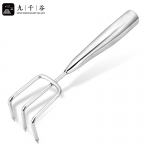 九千谷 园艺工具不锈钢小耙子 园林工具种花养花种菜园艺种植锄头除草户外多功能农用农具4443