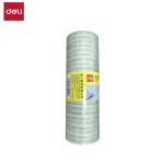 得力 30015 文具胶带12mm*30y*38um 12卷/筒 办公用品