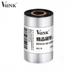 V4INK EDA-M220-90 90mm*300m单轴碳带混合基碳带 条码打印机专用色带 标签带