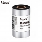 V4INK EDA-M320-90条码树脂基碳带 条码标签打印机热转印色带 90mm*300m