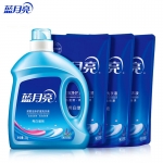 蓝月亮 薰衣草亮白洗衣组合：瓶装3kg×1+袋装1kg×3白衣更白彩衣更鲜艳