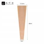 九千谷 鲜花包装纸花束单支袋玫瑰花康乃馨包花纸牛皮色20张含丝带3865