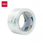 得力（deli） 48卷/箱 高品质高透明封箱胶带打包48mm*100y*50um(卷)办公用品30248