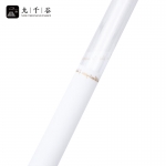 九千谷 鲜花包装纸情人节母亲节单支花束diy包装材料白色20张含丝带3919