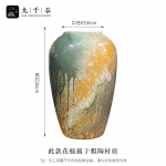 九千谷 3321花瓶陶瓷景德镇新房乔迁礼酒店宾馆开业礼品高端客厅装饰摆件高26cm