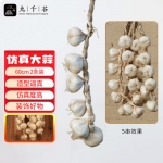 九千谷 8198仿真藤条仿真蔬菜装饰绿植挂串大蒜长60cm2条装