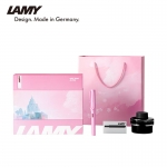 凌美（LAMY） 钢笔礼盒 狩猎系列德国小镇正姿钢笔 节日礼物企业团购 波恩粉0.7mm