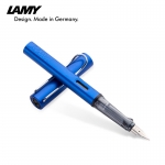 凌美（LAMY） 28-EF恒星系列深银蓝铝杆墨水笔-EF正姿钢笔学生文具办公