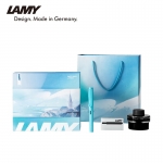 凌美（LAMY） 钢笔礼盒 狩猎德国小镇正姿钢笔学生文具 节日礼物企业团购 拉姆绍蓝EF尖