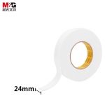 晨光（M&G） AJD97354双面泡棉胶带24mm*5y单卷泡沫双面胶带固定墙面相框高粘度加厚白色贴墙胶贴海绵超粘防水办公用品