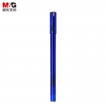 晨光（M&G）AGPA1701中性笔0.5mm蓝色全针管签字笔拔盖中性笔优品系列水笔