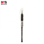 晨光(M&G） AKP61115热可擦子弹头中性笔签字笔拔盖学生水笔0.5mm 黑色