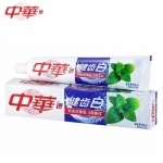 中华 健齿白牙膏 小苏打牙膏去牙渍清新口气 清新薄荷味200g