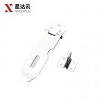 星达云 201不锈钢锁扣卡扣老式柜门门鼻挂锁扣环合页防盗挂锁搭扣 98mm 个
