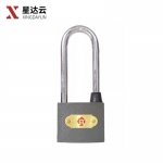 星达云 棱角钥匙通用挂锁 内三角50锁体60勾不带钥匙 信号道岔钩锁器用内角通开挂锁