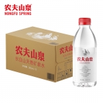 农夫山泉 天然矿泉水 15*380ml 纸箱装 长白山天然矿泉水小瓶矿泉水商务会议用水便捷旅行水【满10箱全国包邮】