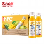 农夫山泉 nfc果汁 100%鲜榨果汁果蔬汁常温芒果汁水果饮料果味饮品家庭聚会即饮饮品 300ml*10瓶【满10箱全国包邮】