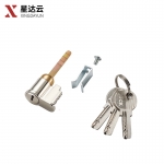 星达云 锁舌门锁芯 卫生间锁体锁舌门锁芯单舌厕所浴室通用型配件锁舌头洗手间室内单舌锁铜电开 3把钥匙 个