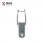 星达云 J115B 搭扣锁扣沙发扣连接锁扣包箱拉扣工具箱木箱锁扣弹簧锁扣五金扣挂扣 铁镀镍小号加长不配挂钩10个/包