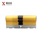 星达云 C级通用锁芯防盗门锁芯家用进入户大铁门换锁心全铜叶片锁芯 65中心32.5+32.5/个