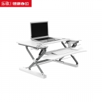 乐歌（Loctek） M9M 升降家用电脑桌 雅白 坐站交替写字书桌 可折叠学习桌 笔记本显示器支架