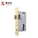 星达云 通用型小50铜舌锁体 通用型卫生间厕所执手静音锁体侧板长145mm宽19mm