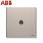 ABB 轩璞 一位电视插座 馥郁金 CF301-WG