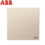 ABB开关插座面板 空白面板 盈致系列 金色 CA504-ZG